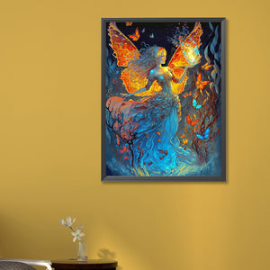 Butterfly Fairy 45*60CM Full Square Drill Diamond Painting
