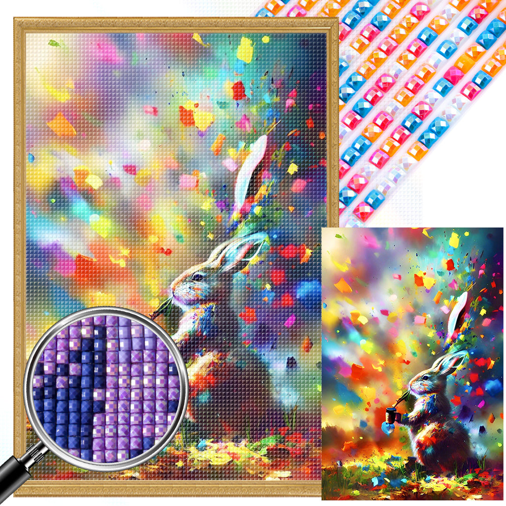 Rabbit 40*60CM Full Square Drill Diamond Painting