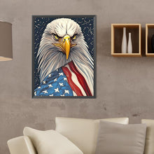 Load image into Gallery viewer, Eagle And Stars And Stripes 30*40CM Full Round Drill Diamond Painting
