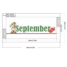 Load image into Gallery viewer, Goblin Calendar 40*20CM Partial Special Shaped Drill Diamond Painting
