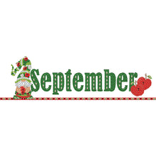 Load image into Gallery viewer, Goblin Calendar 40*20CM Partial Special Shaped Drill Diamond Painting
