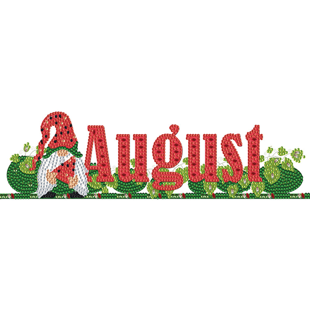 Goblin Calendar 40*20CM Partial Special Shaped Drill Diamond Painting