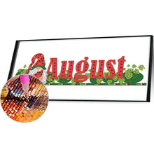 Load image into Gallery viewer, Goblin Calendar 40*20CM Partial Special Shaped Drill Diamond Painting
