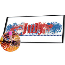 Load image into Gallery viewer, Goblin Calendar 40*20CM Partial Special Shaped Drill Diamond Painting
