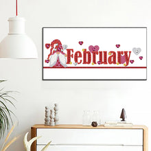 Load image into Gallery viewer, Goblin Calendar 40*20CM Partial Special Shaped Drill Diamond Painting
