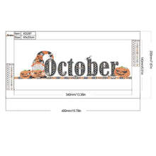 Load image into Gallery viewer, Goblin Calendar 40*20CM Partial Special Shaped Drill Diamond Painting
