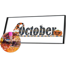Load image into Gallery viewer, Goblin Calendar 40*20CM Partial Special Shaped Drill Diamond Painting
