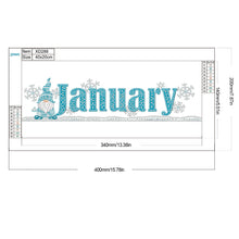 Load image into Gallery viewer, Goblin Calendar 40*20CM Partial Special Shaped Drill Diamond Painting
