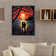 Load image into Gallery viewer, Lovers By The Lake 30*40CM Full Round Drill Diamond Painting
