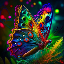 Load image into Gallery viewer, Stationary Butterfly 30*30CM Full Square Drill Diamond Painting
