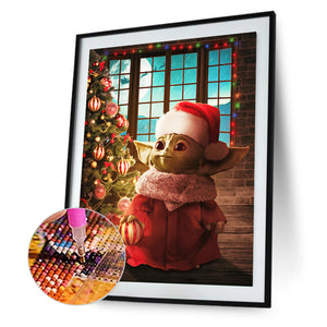 Christmas Goblin 30*40CM Full Round Drill Diamond Painting