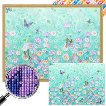 Load image into Gallery viewer, Butterfly On Flower Bush 30*40CM Full Square Drill Diamond Painting
