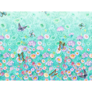 Butterfly On Flower Bush 30*40CM Full Square Drill Diamond Painting