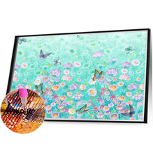 Load image into Gallery viewer, Butterfly On Flower Bush 30*40CM Full Square Drill Diamond Painting
