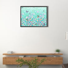 Load image into Gallery viewer, Butterfly On Flower Bush 30*40CM Full Square Drill Diamond Painting
