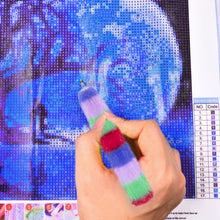 Load image into Gallery viewer, Plush Diamond Painting Drill Pens Diamond Art Painting Tools Pen (Purple Green)
