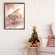 Load image into Gallery viewer, Piano¡¤Pink 30*40CM Full Round Drill Diamond Painting
