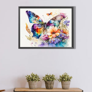 Butterfly 40*30CM Full Round Drill Diamond Painting