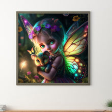 Load image into Gallery viewer, Butterfly Fairy 30*30CM Full Round Drill Diamond Painting
