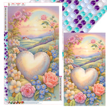 Load image into Gallery viewer, Love Flower Place 40*70CM Full Round Drill Diamond Painting
