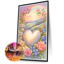 Load image into Gallery viewer, Love Flower Place 40*70CM Full Round Drill Diamond Painting
