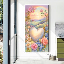 Load image into Gallery viewer, Love Flower Place 40*70CM Full Round Drill Diamond Painting
