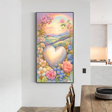 Load image into Gallery viewer, Love Flower Place 40*70CM Full Round Drill Diamond Painting
