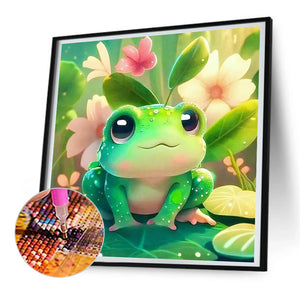 Little Frog After Rain 30*30CM Full Round Drill Diamond Painting