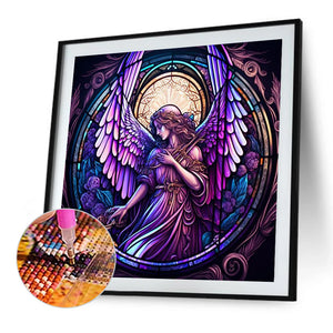 Classical Angel 40*40CM Full Round Drill Diamond Painting