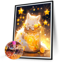 Load image into Gallery viewer, White Fox 40*50CM Full Round Drill Diamond Painting
