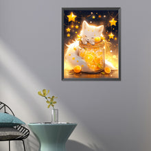 Load image into Gallery viewer, White Fox 40*50CM Full Round Drill Diamond Painting
