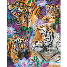 Load image into Gallery viewer, Tiger Paradise 40*50CM Full Round Drill Diamond Painting

