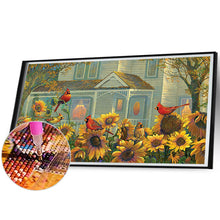 Load image into Gallery viewer, Cardinal Sunflower 70*40CM Full Round Drill Diamond Painting
