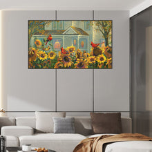 Load image into Gallery viewer, Cardinal Sunflower 70*40CM Full Round Drill Diamond Painting
