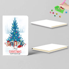 Load image into Gallery viewer, 50 Pages A5 Special Shaped Diamond Painting Diary Book for Teens(Christmas Tree)
