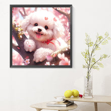 Load image into Gallery viewer, Dog On Tree 30*30CM Full Round Drill Diamond Painting
