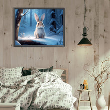 Load image into Gallery viewer, Snow Animal Rabbit - Full Round Drill Diamond Painting 40*30CM
