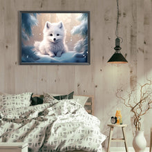 Load image into Gallery viewer, Snow Animal Wolf - Full Round Drill Diamond Painting 40*30CM
