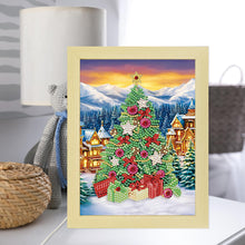 Load image into Gallery viewer, Special Shaped Diamond Painting Kit with Lights 17x22cm (Christmas Tree)
