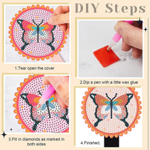 Load image into Gallery viewer, DIY Diamond Painting Mirror Kit for Adults Kids Beginners (Butterfly #1)
