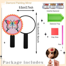 Load image into Gallery viewer, DIY Diamond Painting Mirror Kit for Adults Kids Beginners (Butterfly #1)
