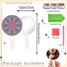 Load image into Gallery viewer, DIY Diamond Painting Mirror Kit for Adults Kids Beginners (Mandala #5)
