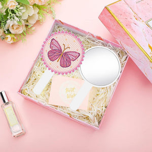 DIY Diamond Painting Mirror Kit for Adults Kids Beginners (Butterfly #6)