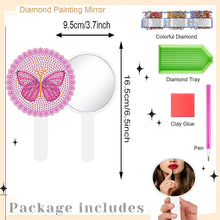 Load image into Gallery viewer, DIY Diamond Painting Mirror Kit for Adults Kids Beginners (Butterfly #6)
