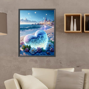 Dream Love And Beach - Full Round Drill Diamond Painting 30*40CM