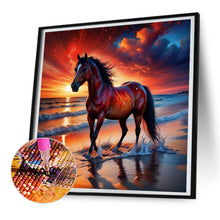 Load image into Gallery viewer, Horse 30*30CM Full Round Drill Diamond Painting
