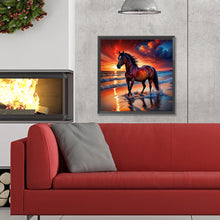 Load image into Gallery viewer, Horse 30*30CM Full Round Drill Diamond Painting
