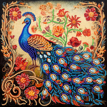 Load image into Gallery viewer, Peacock 30*30CM Partial Special Shaped Drill Diamond Painting
