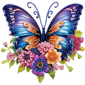 Butterfly 30*30CM Partial Special Shaped Drill Diamond Painting