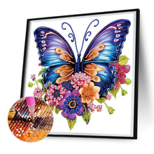 Load image into Gallery viewer, Butterfly 30*30CM Partial Special Shaped Drill Diamond Painting
